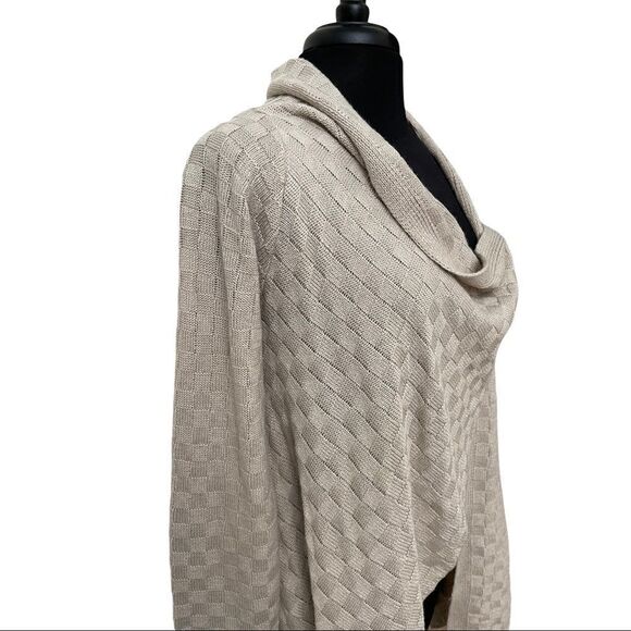 venus Basket Weave Side Husk Closure Cardigan Sz M - Picture 5 of 11